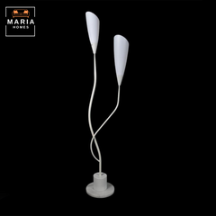 Modern Dual-Head Floor Lamp – Black & White Minimalist Lighting for Stylish Spaces